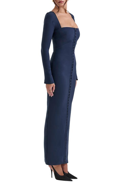 HOUSE OF CB HOUSE OF CB CORINTHIA LONG SLEEVE COCKTAIL DRESS 