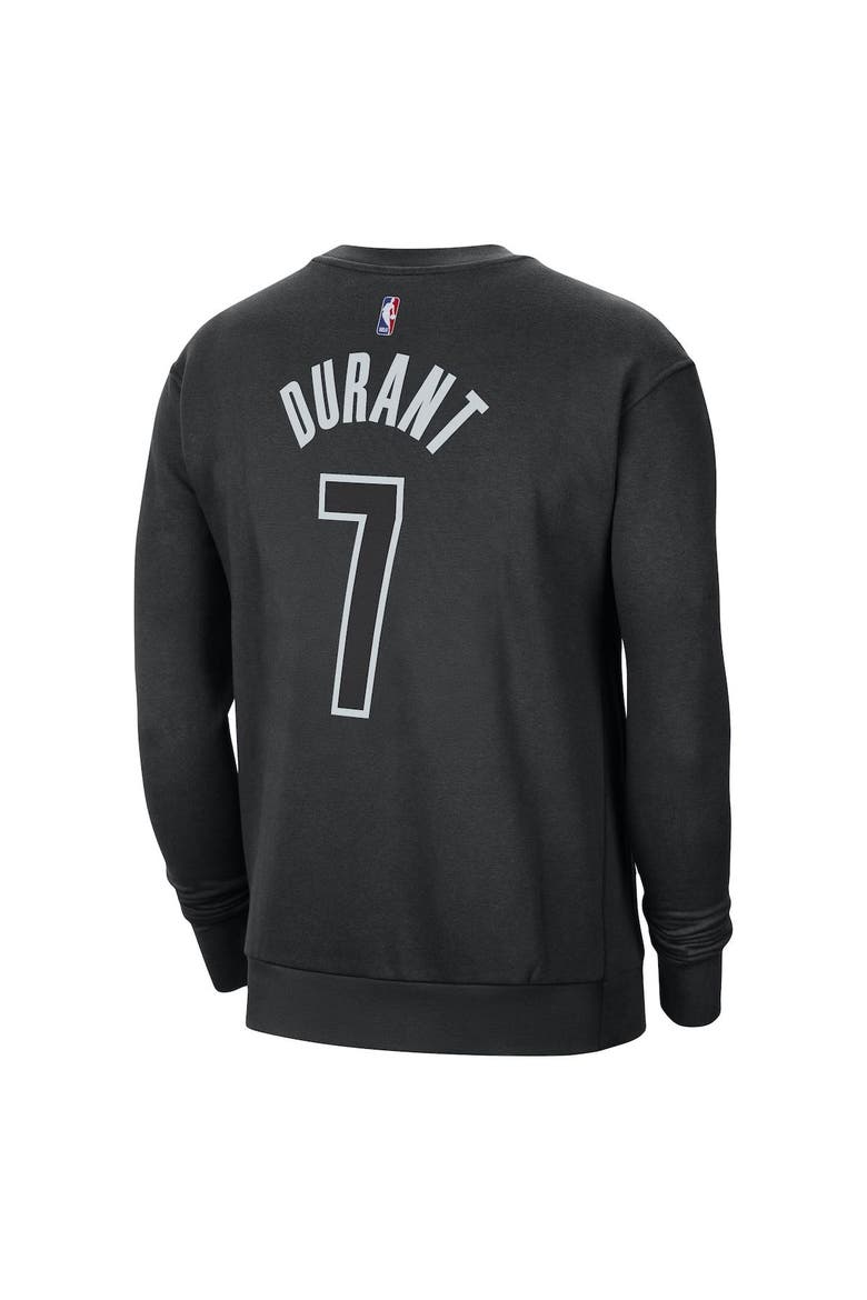 Men's Jordan Brand Kevin Durant Black Brooklyn Nets Statement Name & Number Pullover Sweatshirt, Alternate, color, Black