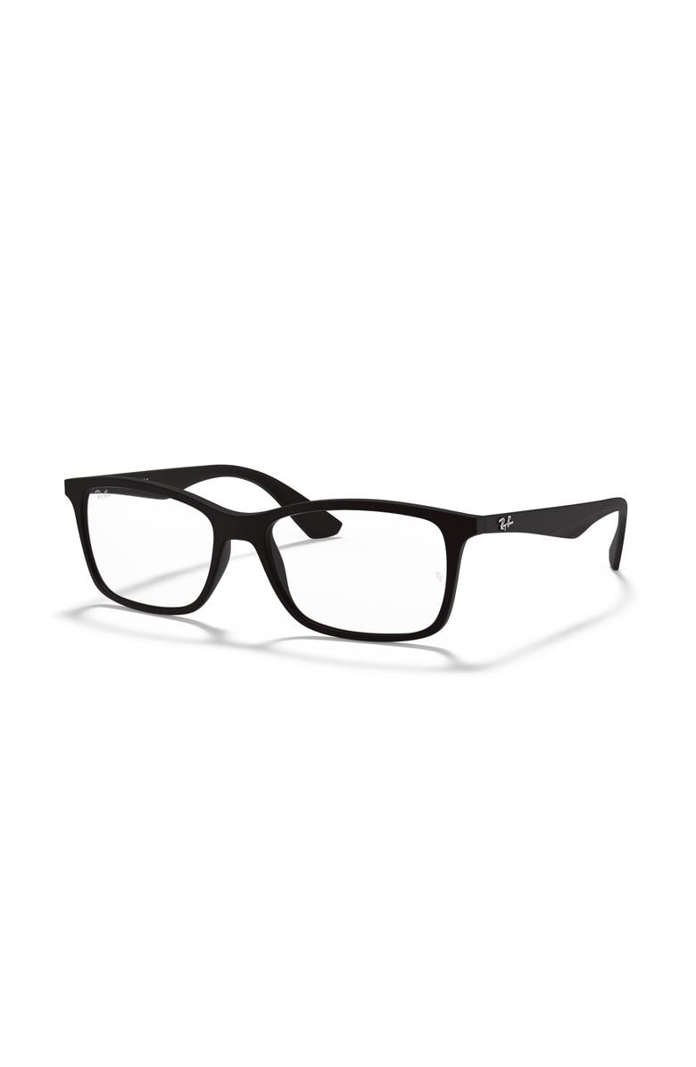 Ray-Ban 54mm Square optical glasses, Main, color, Black