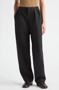 Jil Sander Relaxed Pleated Virgin Wool Trousers