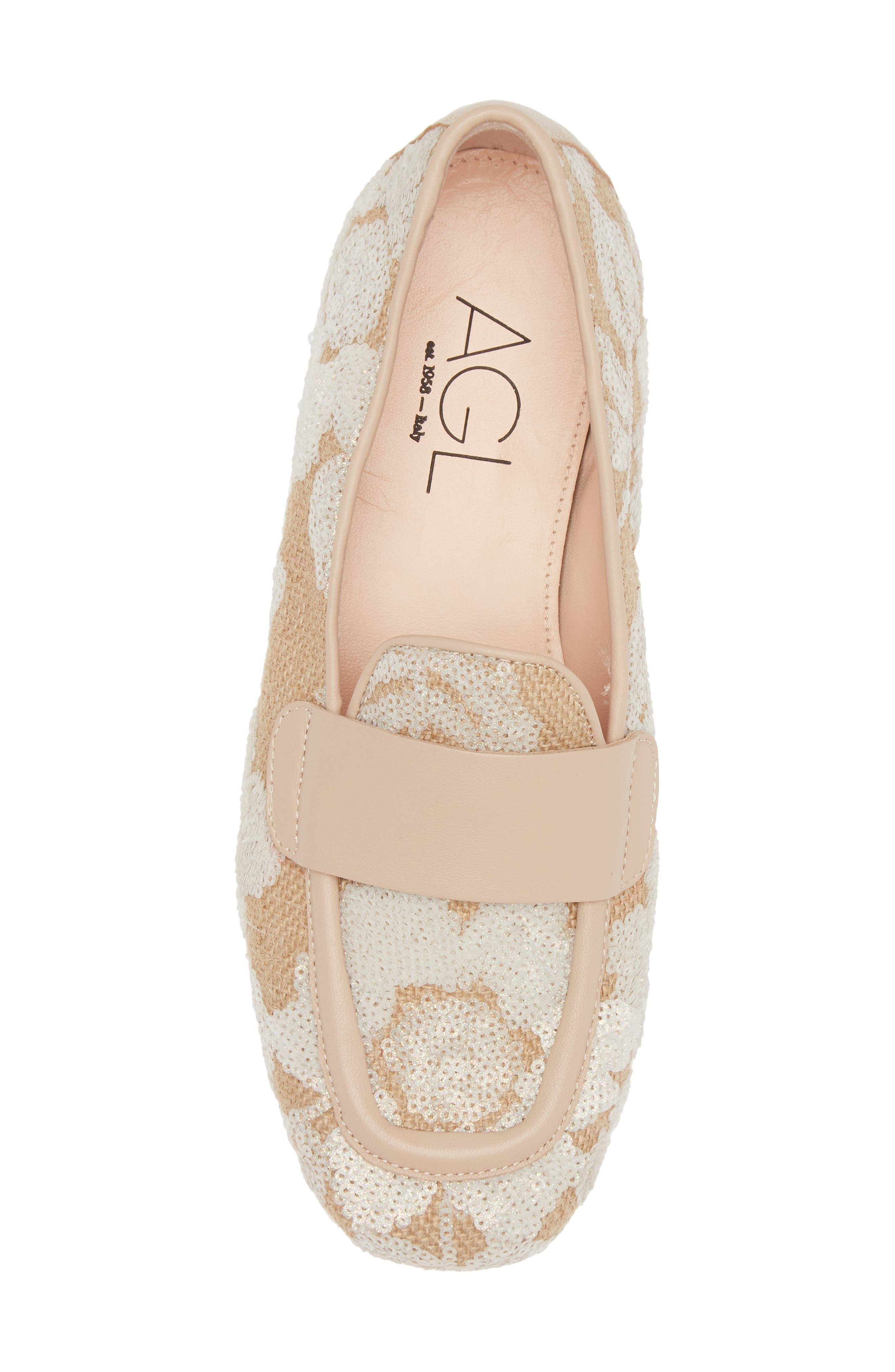 AGL Sheryl Raffia Loafer, Alternate, color, 