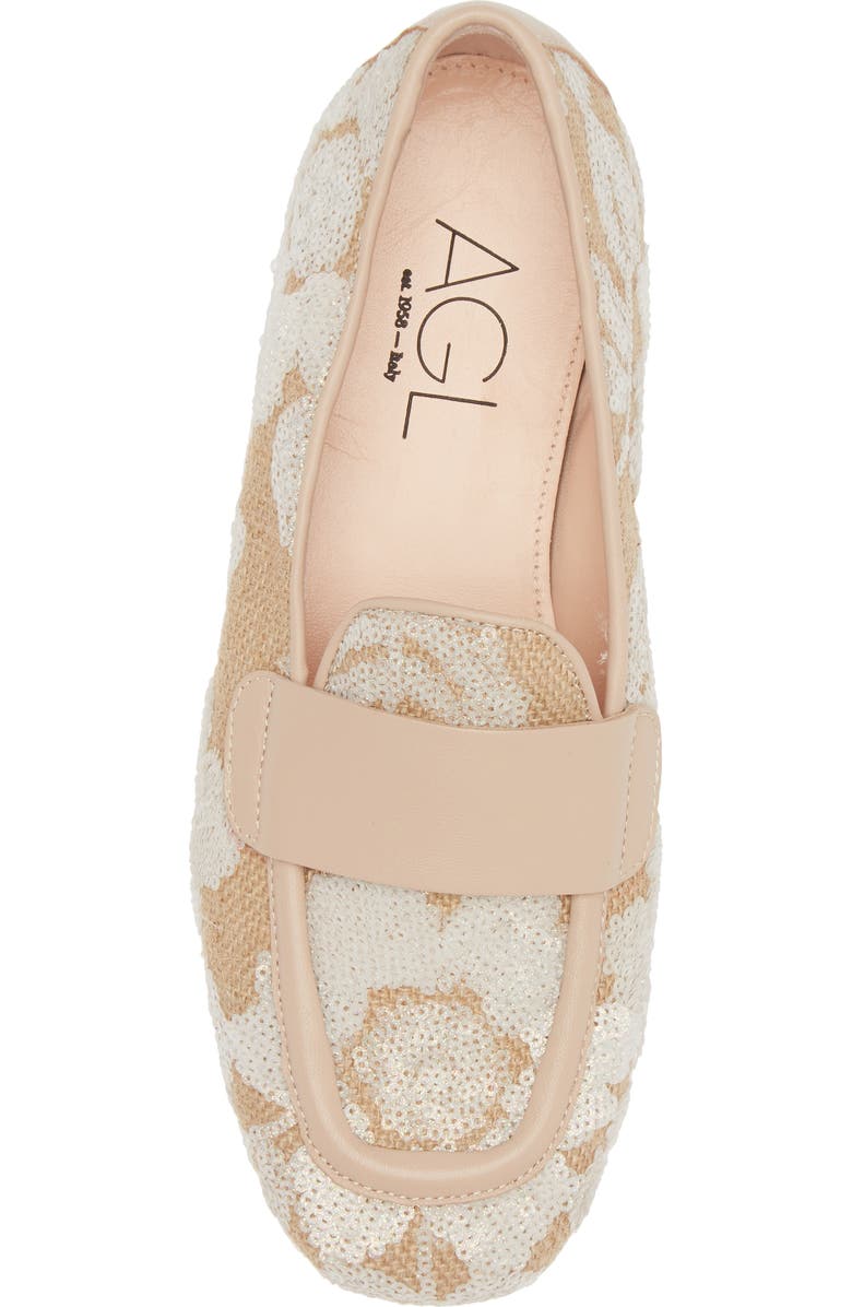 AGL Sheryl Raffia Loafer, Alternate, color,