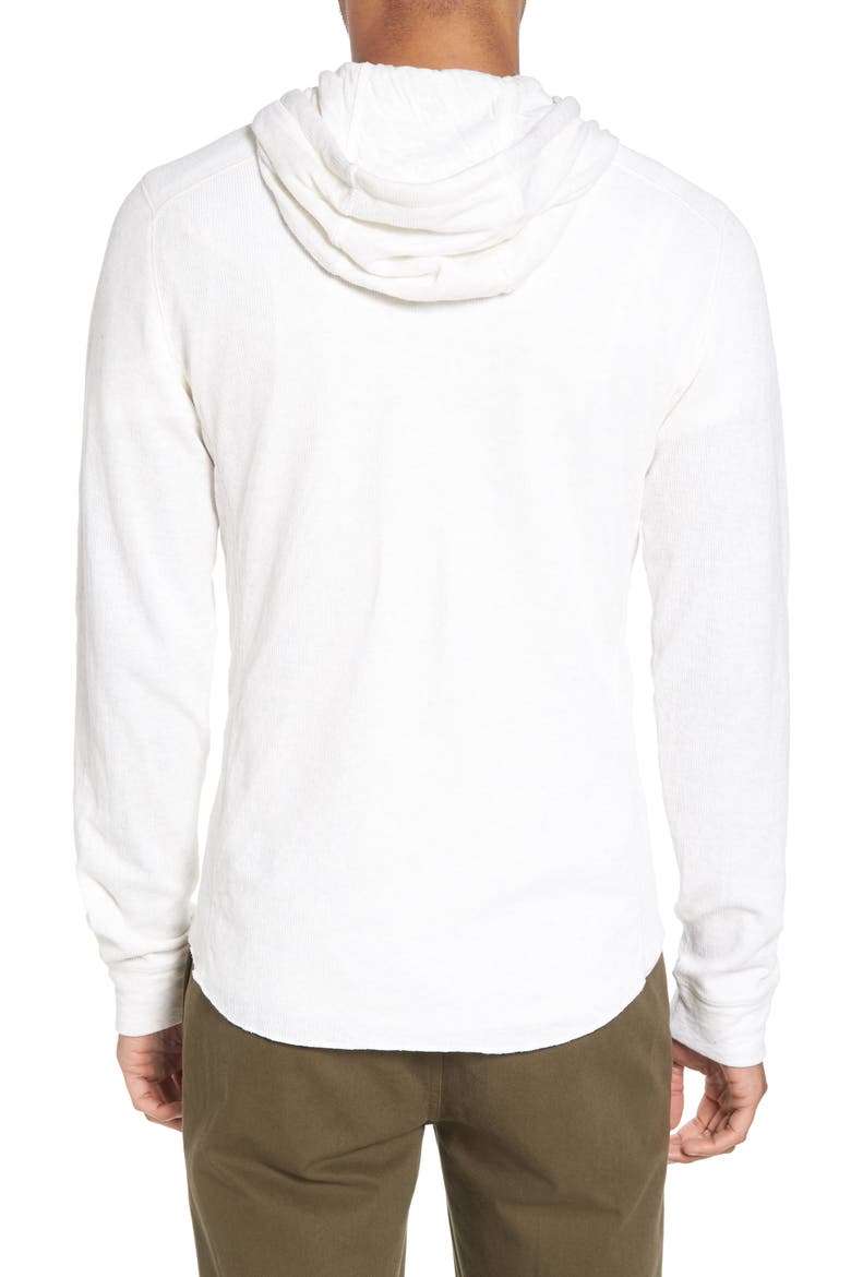 Double Knit Hoodie, Alternate, color, H OPTIC WHITE