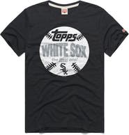 Homage Men's Homage Charcoal Chicago White Sox MLB x Topps Baseball The Real One Tri-Blend T-Shirt