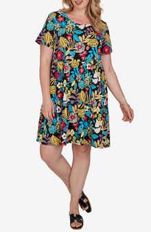 Print Tiered Dress