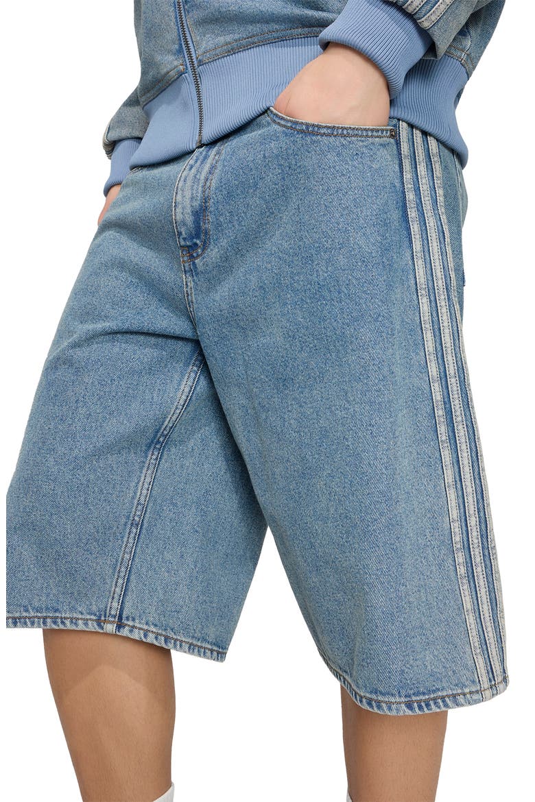 Firebird Shorts, Alternate, color, WORN BLUE DENIM