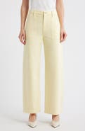 FRAME The Bow High Waist Wide Leg Utility Jeans