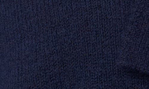 Cece Bow Front Sweter In Blue