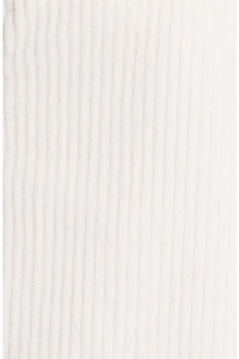 Dylan Stretch Cotton Corduroy Wide Leg Pants, Alternate, color, WHITE