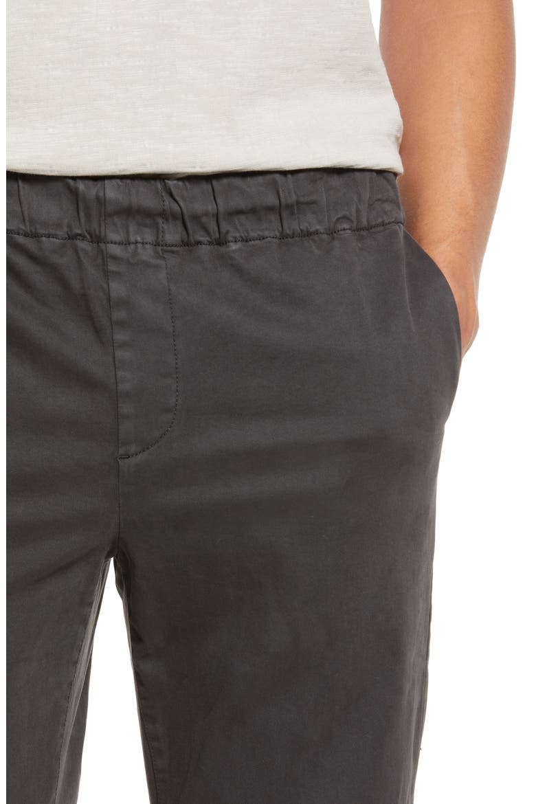 Julian Cotton Blend Pants, Alternate, color, WASHED BLACK