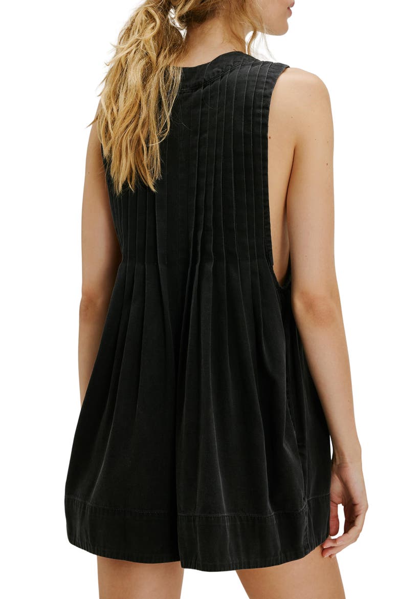 Webster Denim Romper, Alternate, color, BLACK WASH