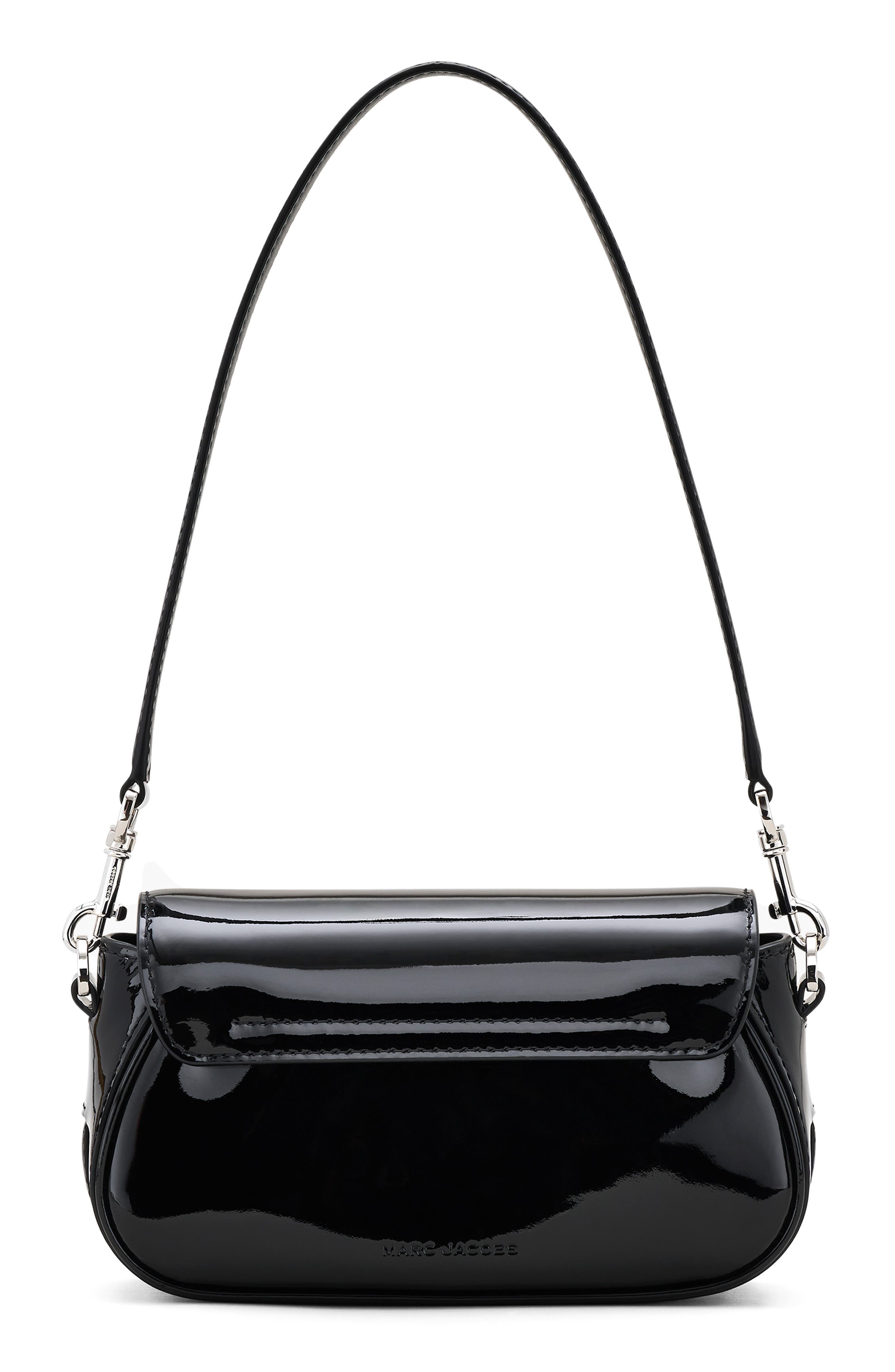 Marc Jacobs The Patent Leather Clover Shoulder Bag, Alternate, color, 