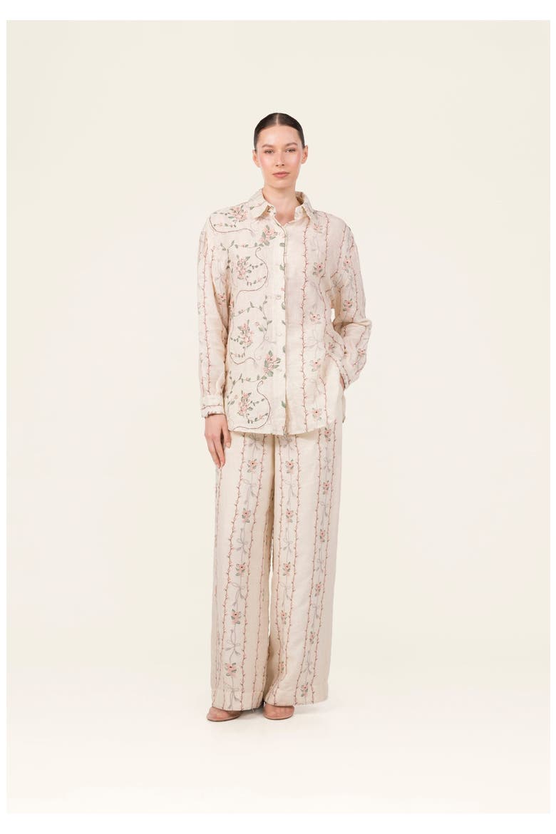 Cecilia Navegante Shirt, Alternate, color, Ivory