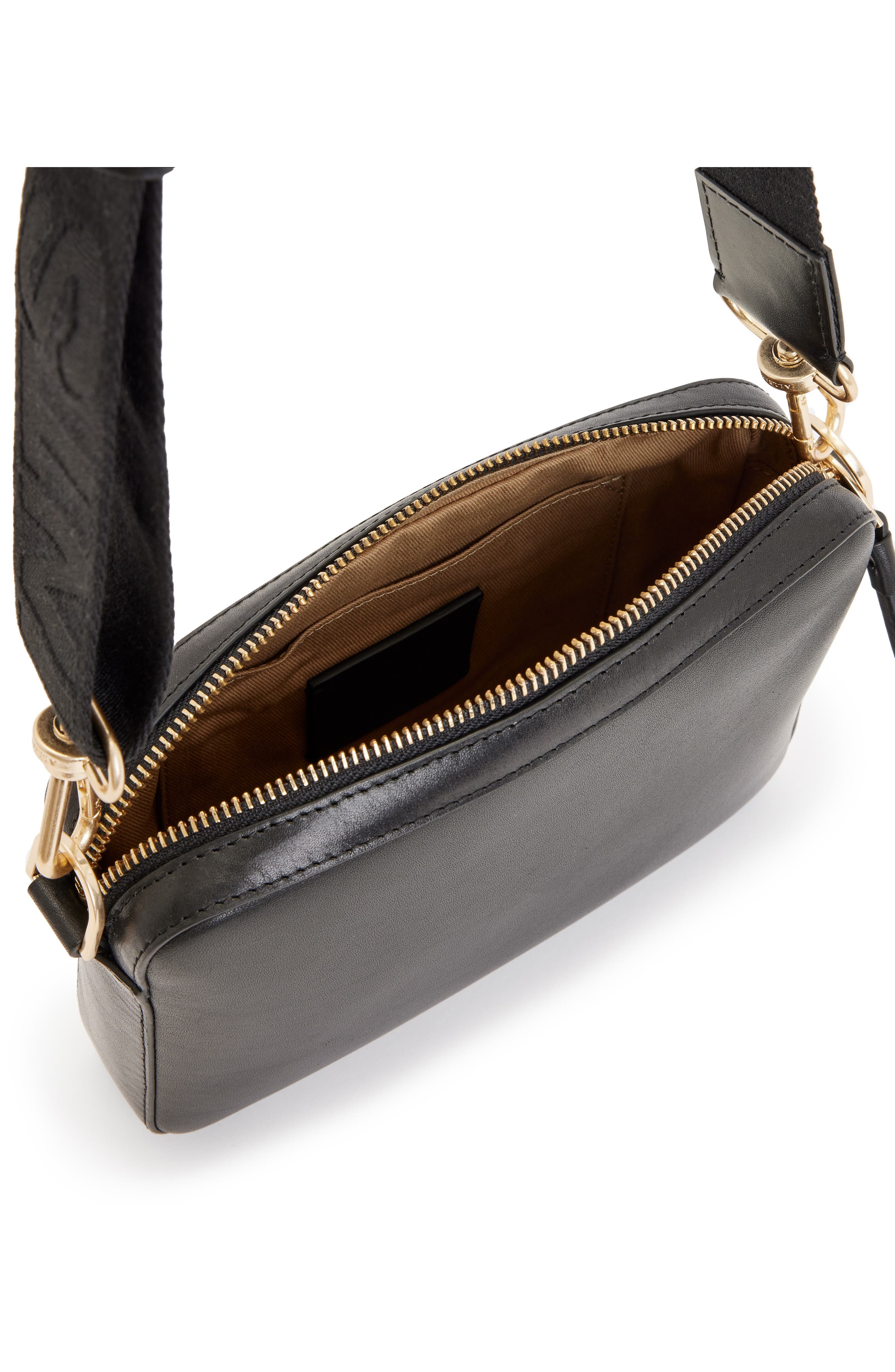 AllSaints Lucile Leather Crossbody Bag, Alternate, color, 