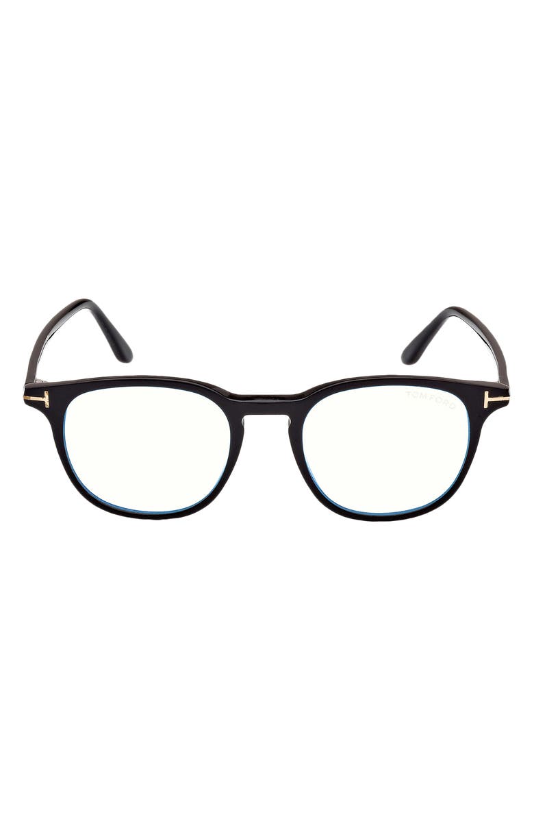 TOM FORD 50mm Blue Light Blocking Glasses, Main, color,