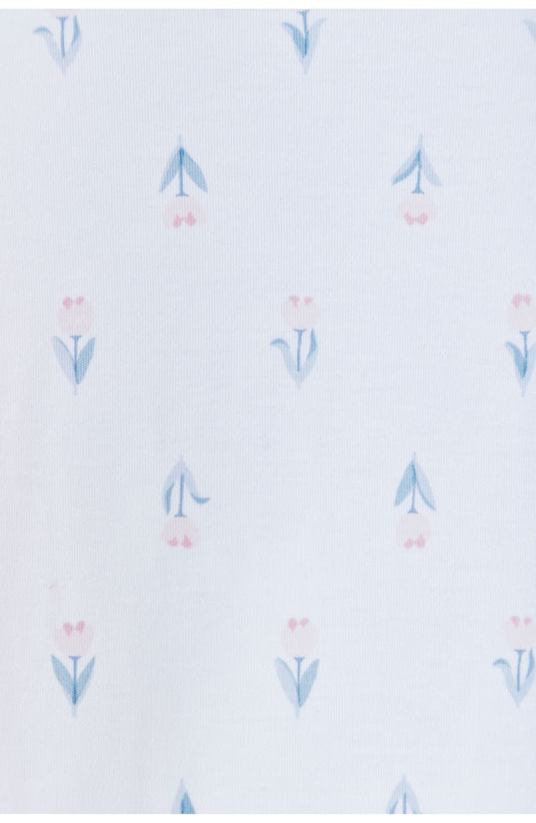 Babycottons Tulips Footie Pajama for Infant, Alternate, color, Full Print