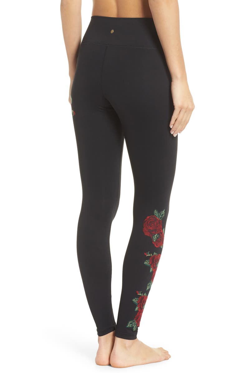 Spiritual Gangster Rose Perfect High Waist Leggings, Alternate, color, 
