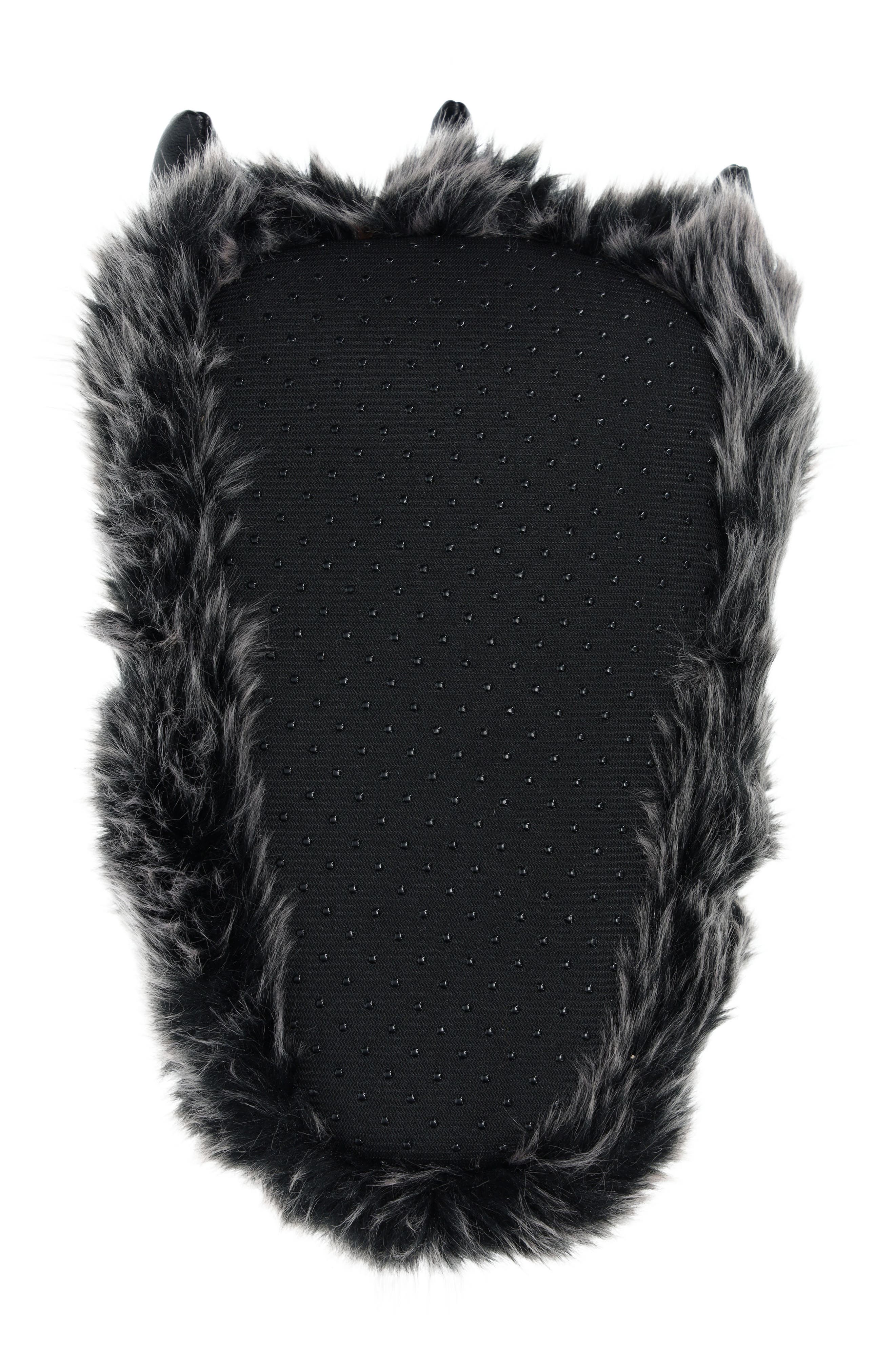 SG Footwear Plush Claw Slipper, Alternate, color, 