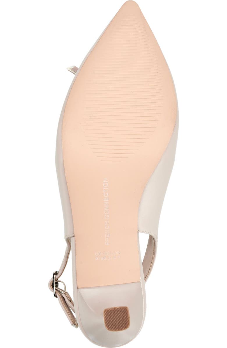 French Connection Brinny Small Bow Kitten Heel, Alternate, color, Nude