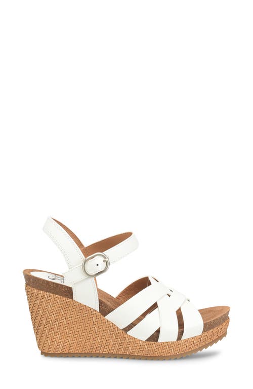 Söfft Carlana Wedge Sandal In White