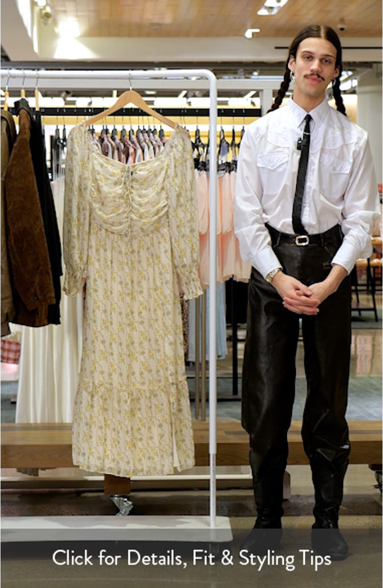 Keziah Long Sleeve Maxi Dress, sales video thumbnail