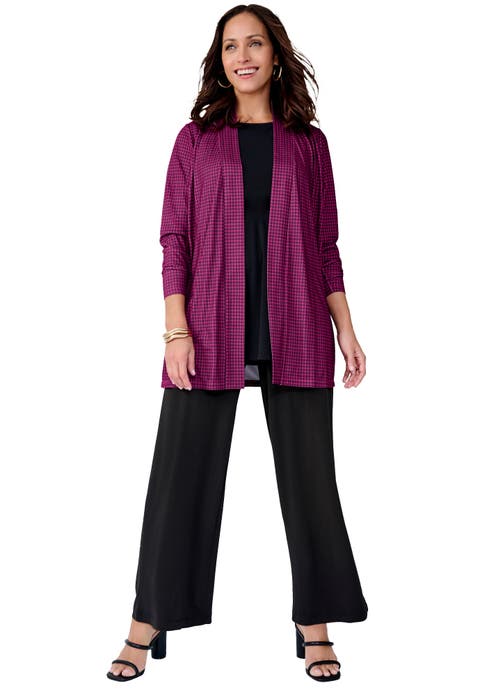 Stretch Knit Maxi Skirt (Plus)