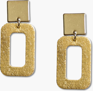 Nickel & Suede Logan Earrings