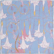 Lost Pattern "Datura" Silk Pocket Square