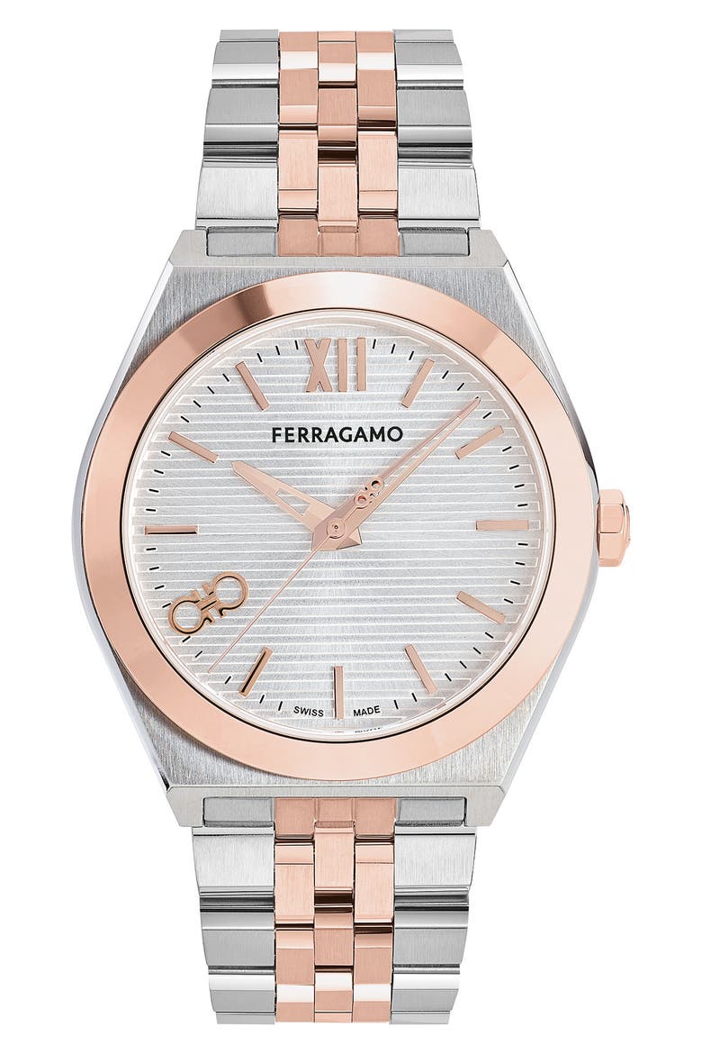 Vega New Two-Tone Bracelet Watch, 40mm, Main, color, TWO TONE