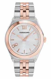 FERRAGAMO Vega New Two-Tone Bracelet Watch, 40mm