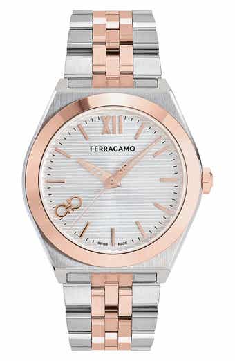 FERRAGAMO Vega New Two-Tone Bracelet Watch, 40mm
