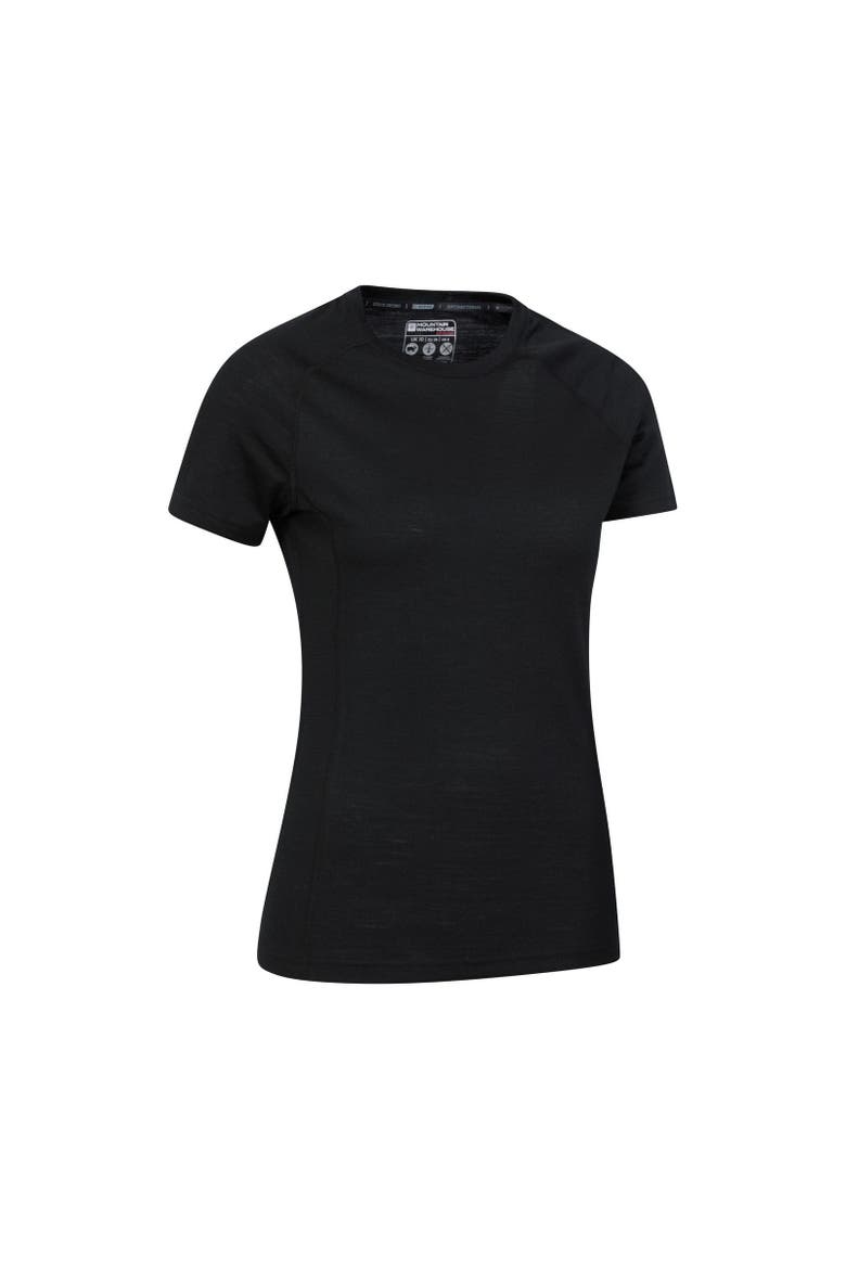 Summit Merino Wool Thermal Top, Alternate, color, Black