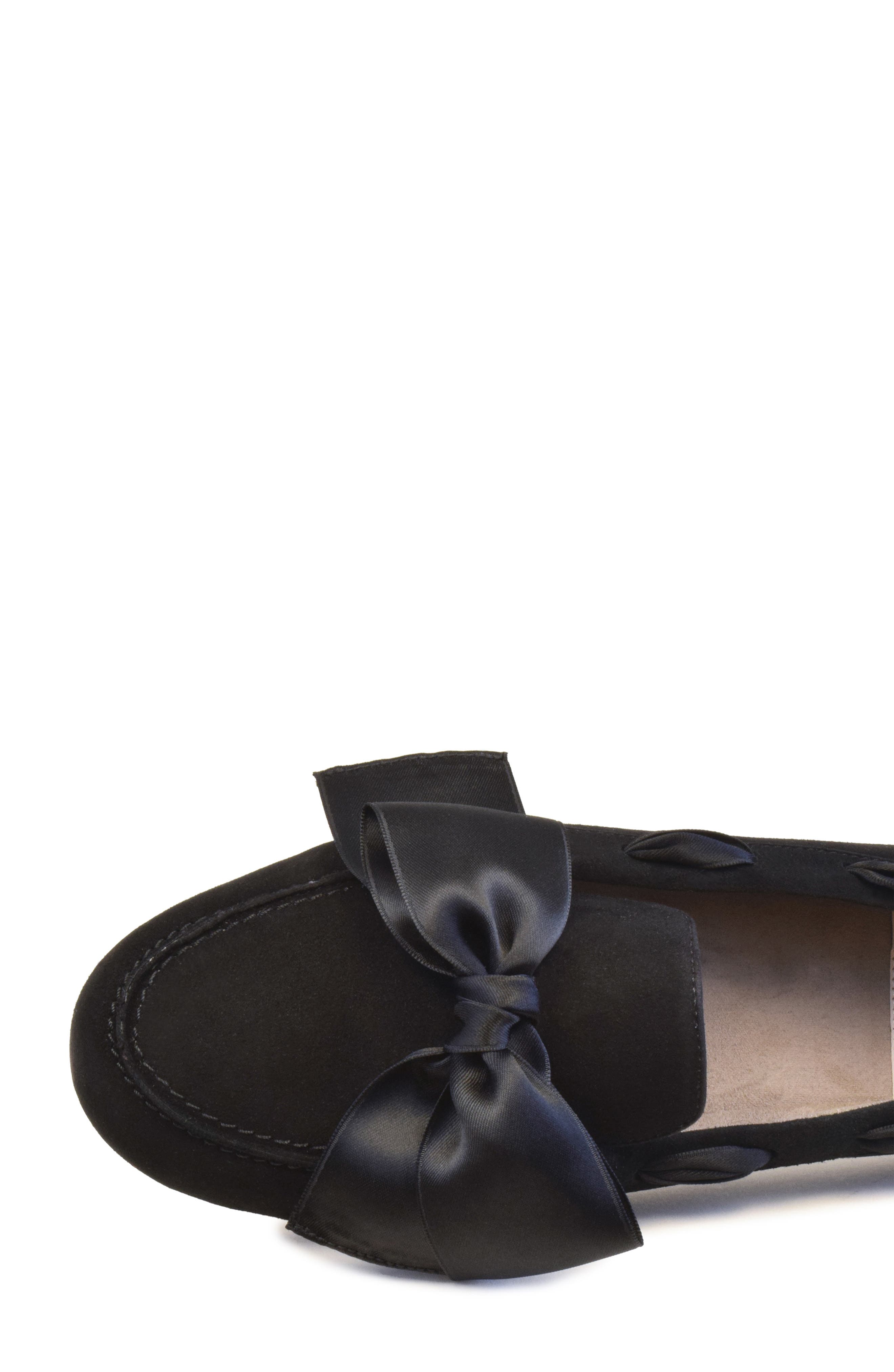 Amalfi by Rangoni Dream Suede Loafer, Alternate, color, Black Cashmere Suede