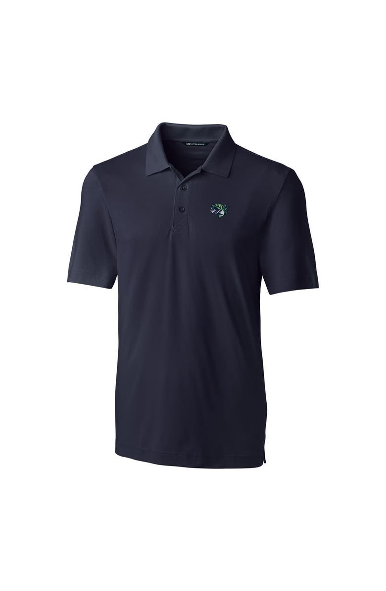 Cutter & Buck Men's Cutter & Buck Navy Gwinnett Stripers Big & Tall DryTec Forge Stretch Polo, Alternate, color,