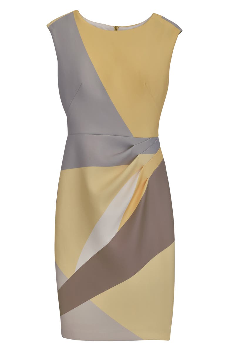 Donna Karan New York Pleated Sheath Dress, Alternate, color, 