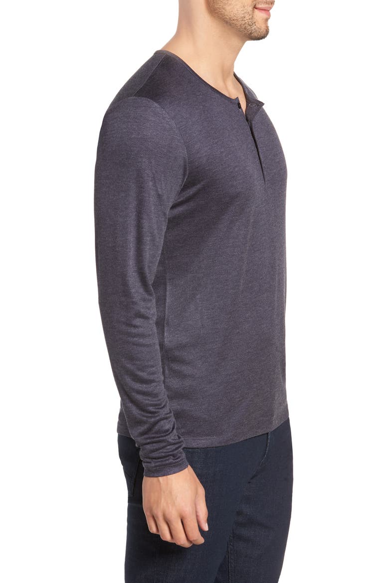 Regular Fit Henley, Alternate, color, NAVY