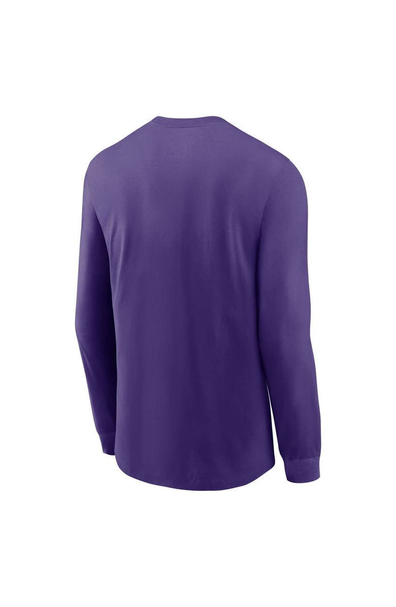 Nike Men's Nike Purple Minnesota Vikings Play to Win Essential Long Sleeve T-Shirt, Alternate, color, Purple
