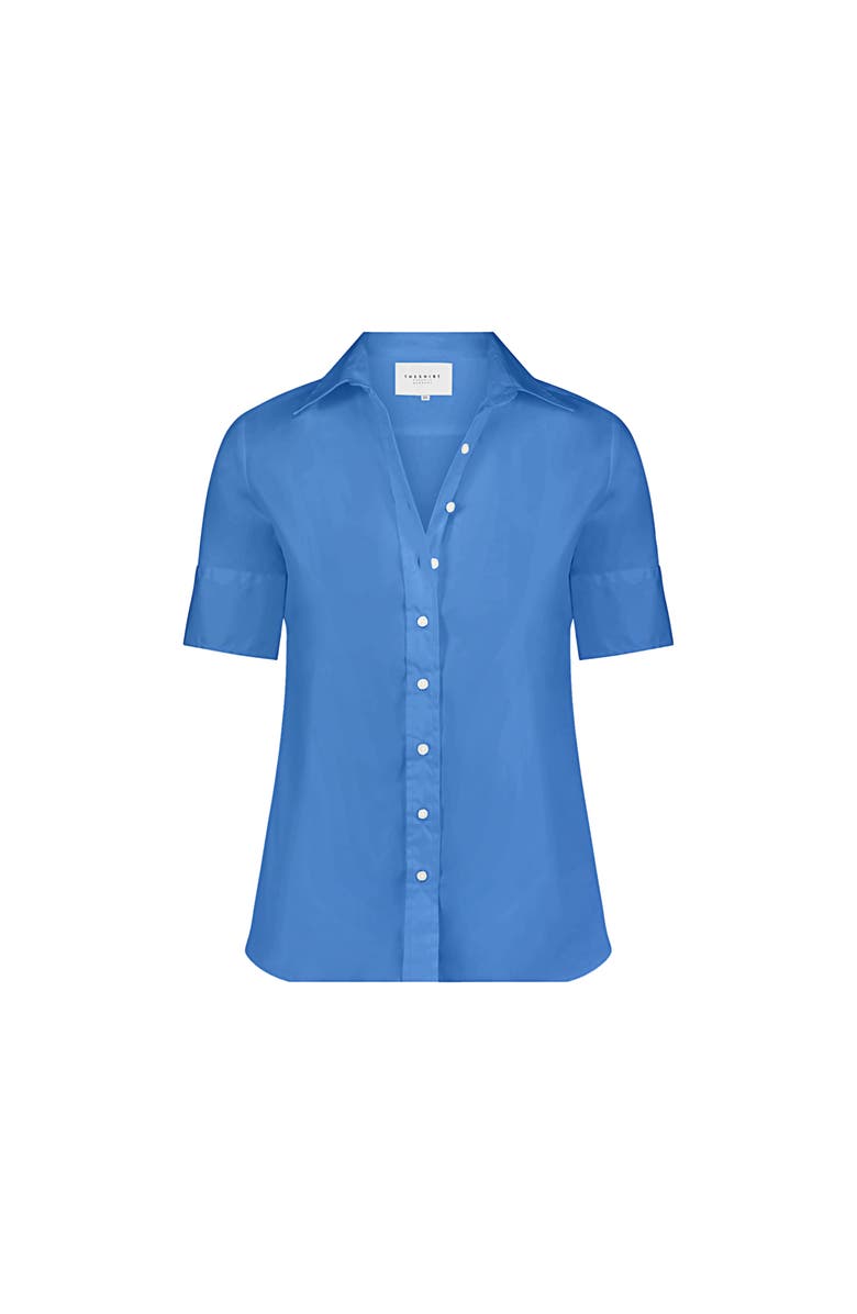 The Shirt by Rochelle Behrens The Short Sleeve Shirt, Alternate, color, French Blue