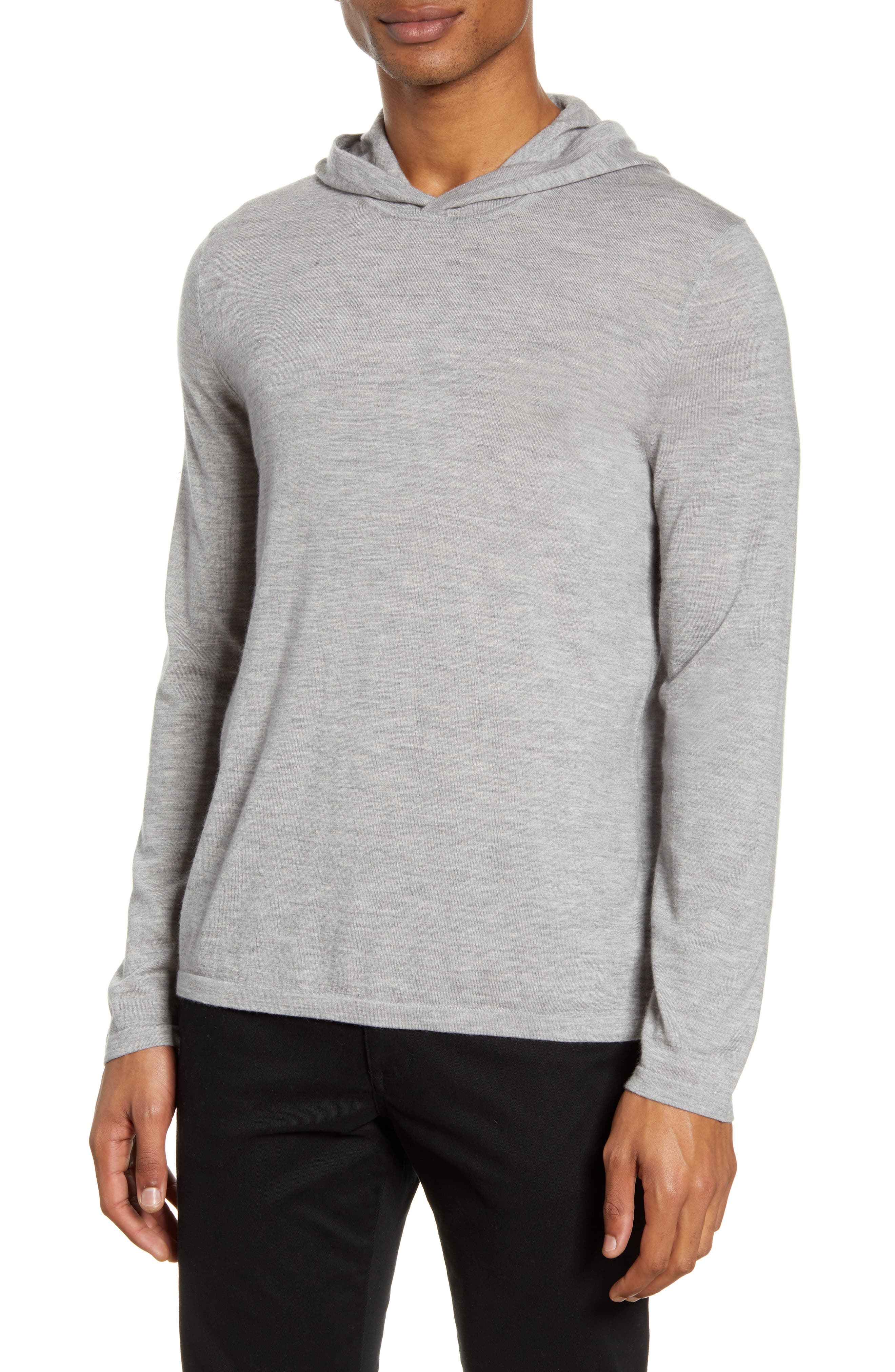 Vince Wool & Cashmere Pullover Hoodie