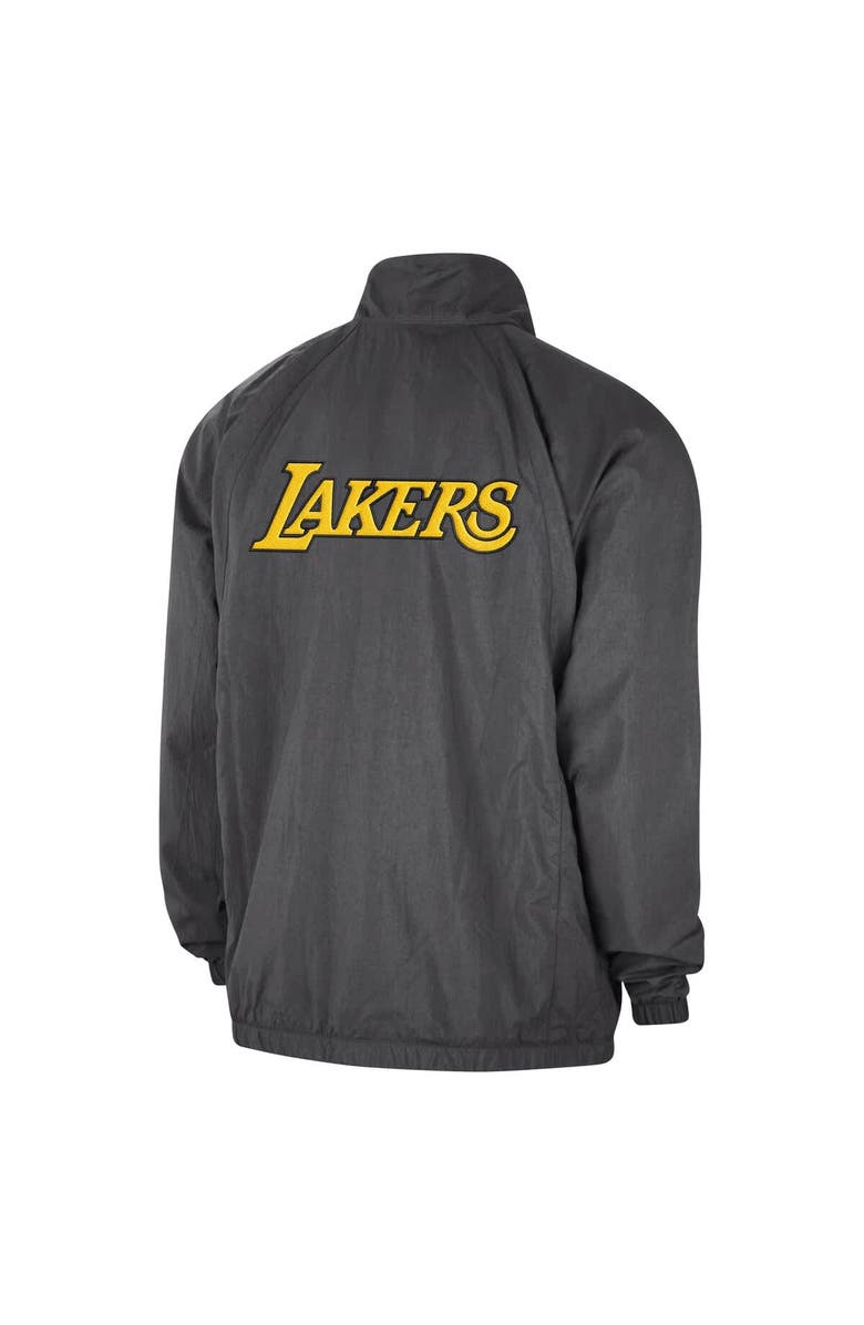 Jordan Brand Men's Jordan Brand Gray Los Angeles Lakers Courtside Statement Edition Jumpman Jam Full-Zip Jacket, Alternate, color, Gray