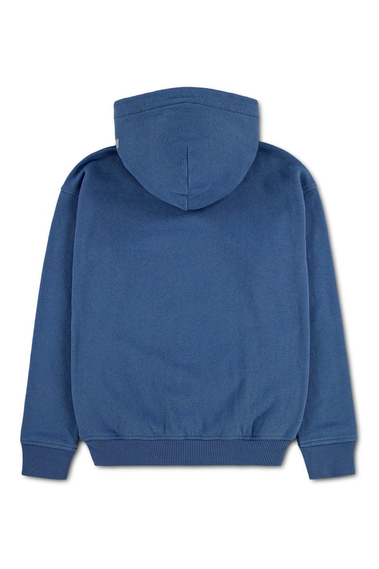 Kids' French Terry Graphic Hoodie, Alternate, color, MOONLIGHT BLUE