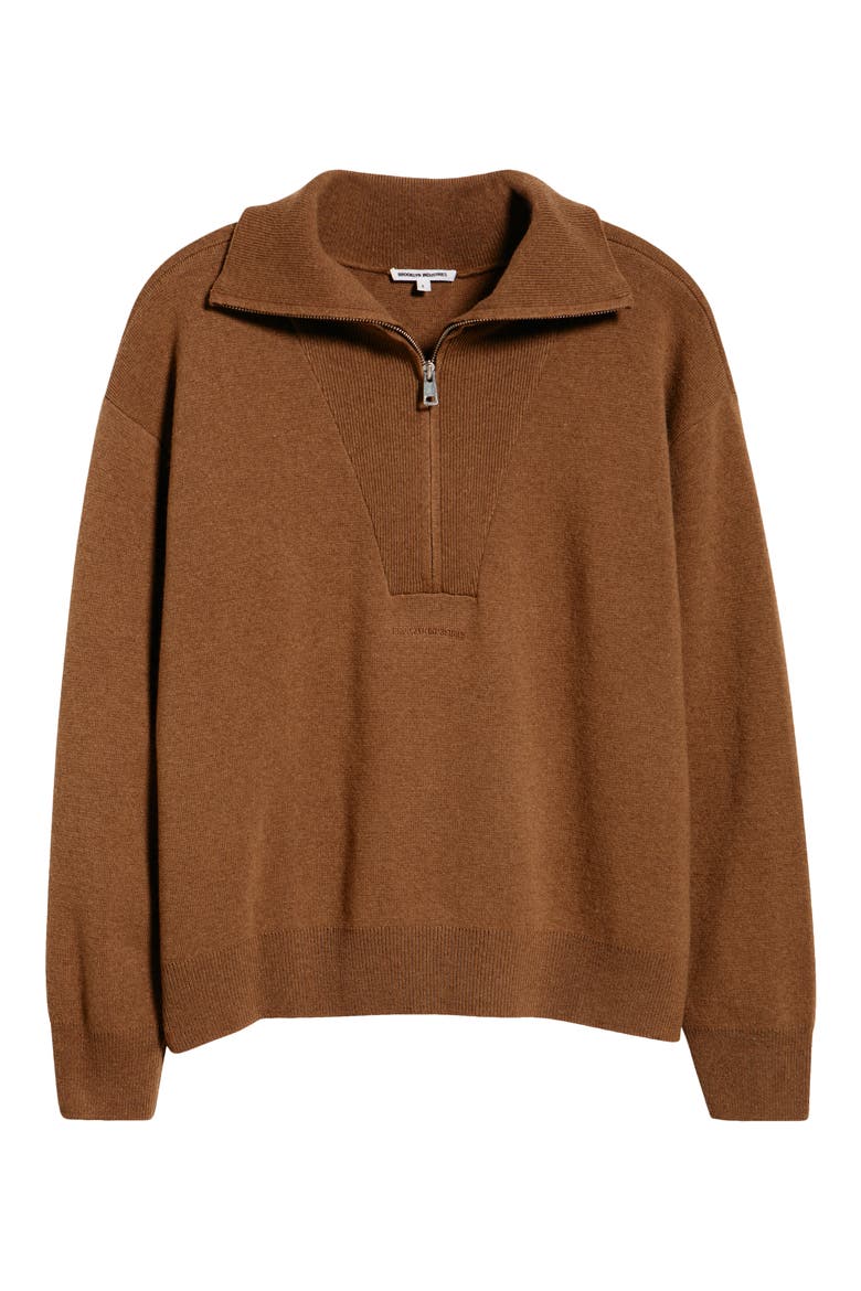 Half Zip Polo Sweater, Alternate, color, KELP