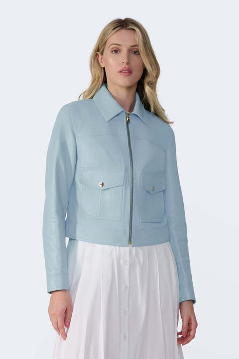 Flora Leather Jacket