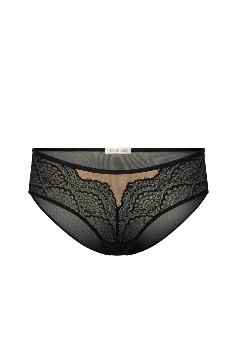 Sonja Hipster Panties, Alternate, color, Black