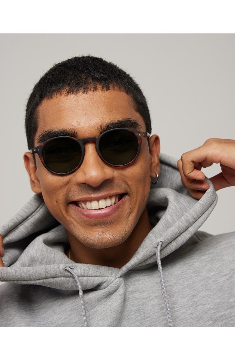 IZIPIZI #D 48mm Pantos Sunglasses, Alternate, color, Tortoise Polarized