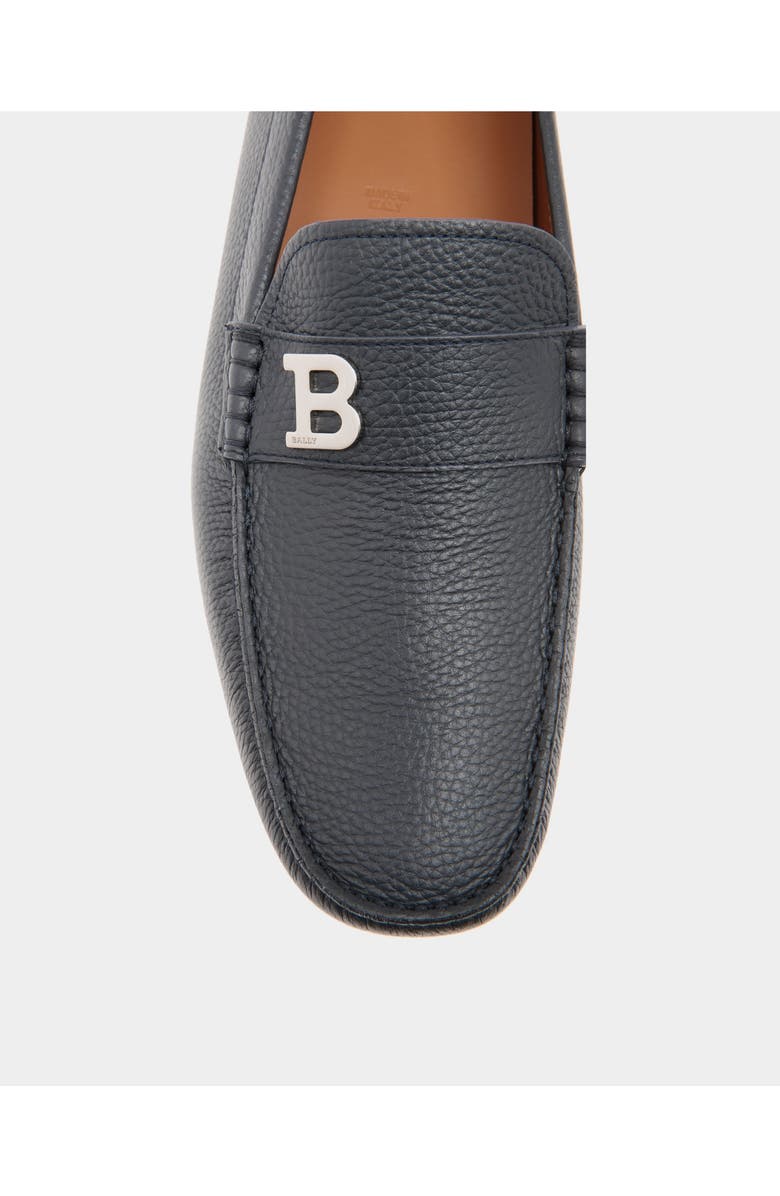 Bally Driver in Calf Leather, Alternate, color, Blue