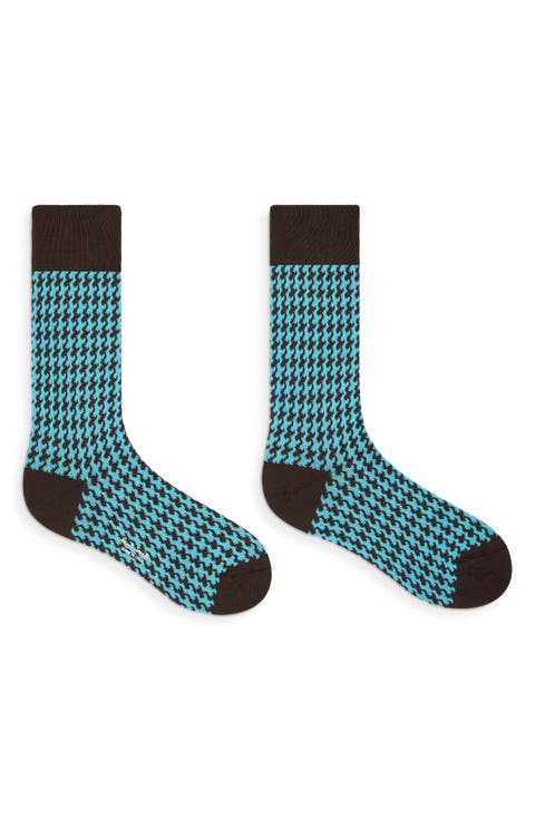Lane Houndstooth Socks