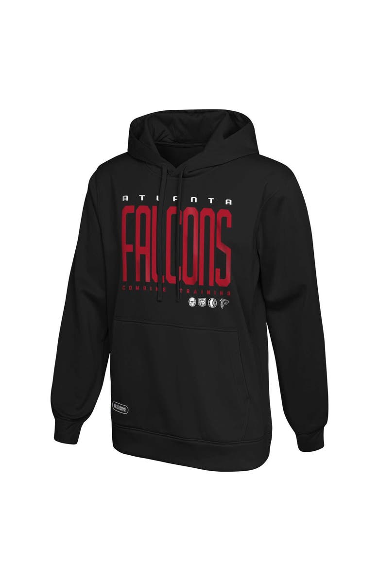 Outerstuff Men's Black Atlanta Falcons Legendary Pullover Hoodie, Main, color, 