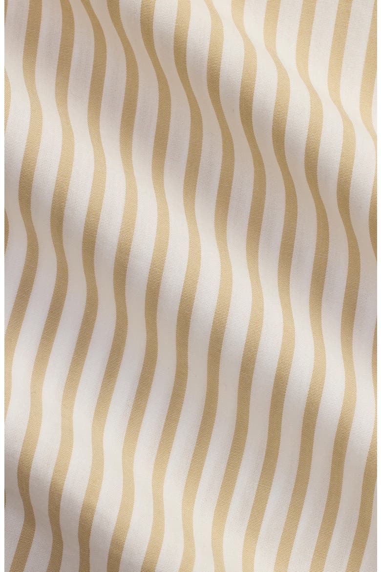 Classic Fit Stripe Cotton Broadcloth Button-Down Shirt, Alternate, color, WHITE COASTAL BEIGE
