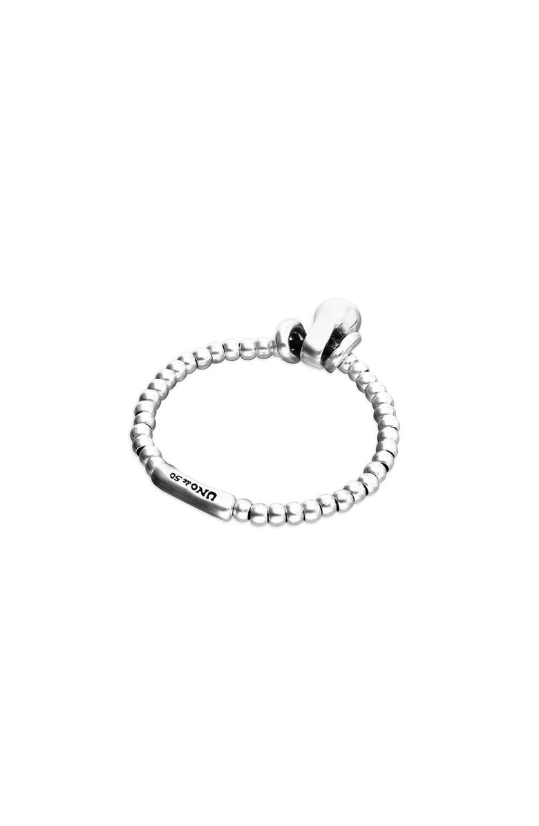 UNODE50 Small and large dial bracelet plated in sterling silver, Alternate, color, Silver